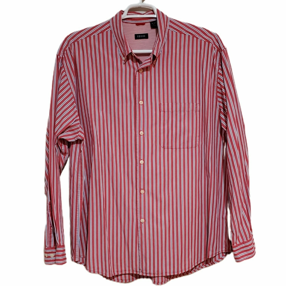 Izod Button Down long sleeved shirt